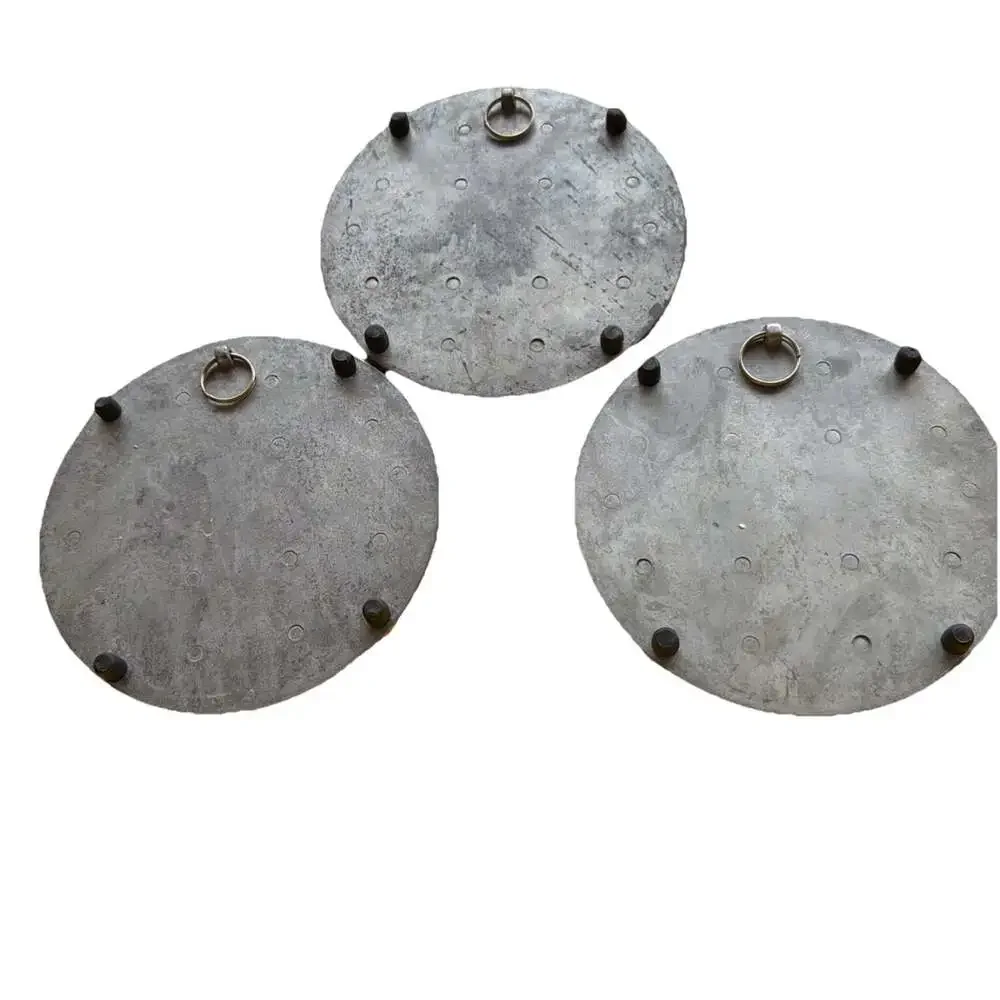 3 Cast Aluminum Western Livestock Brands Cowboy Southwest Trivets Hot Plates